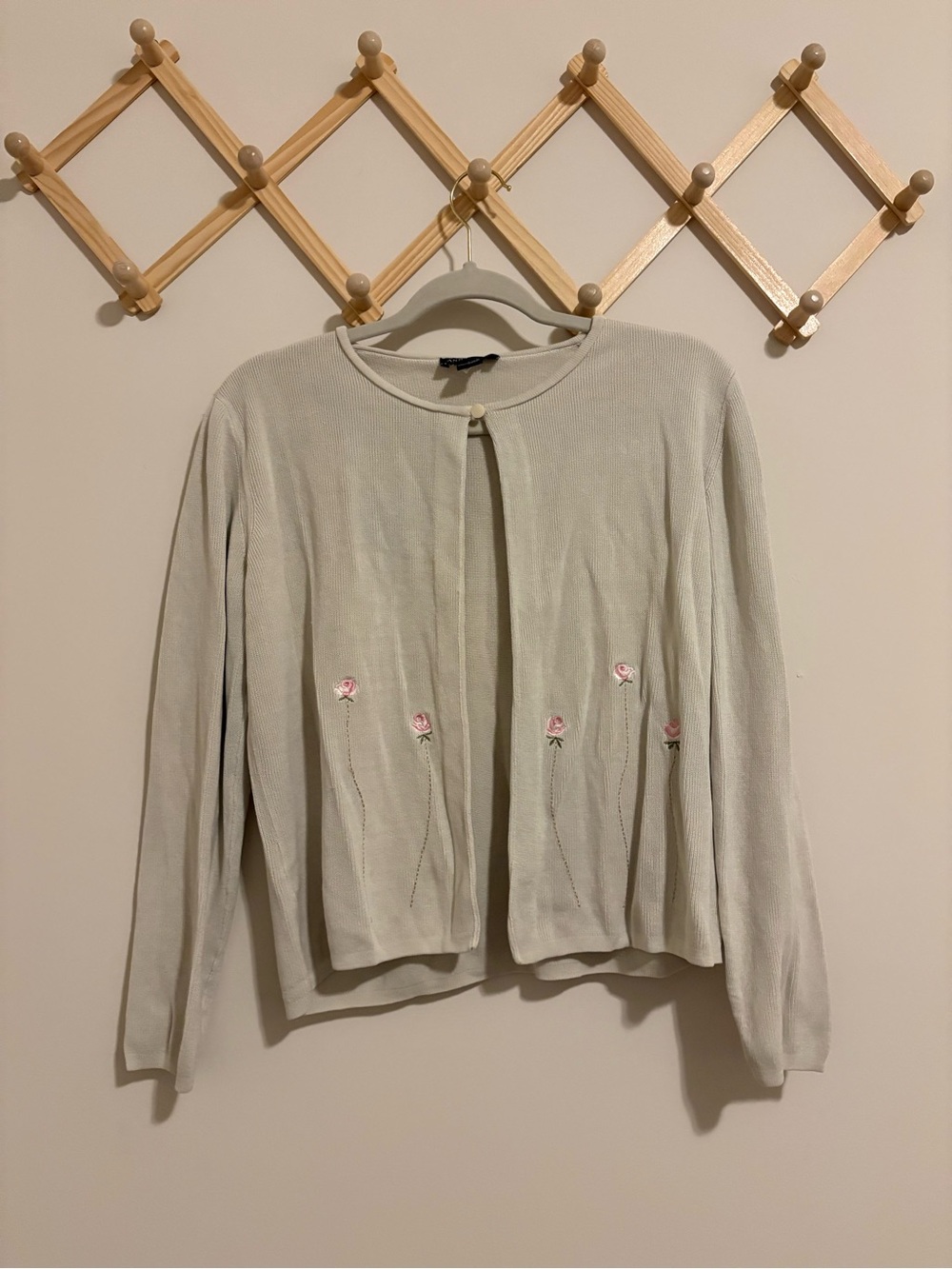 Ann Taylor Vintage 100% Silk Cardigan Sweater